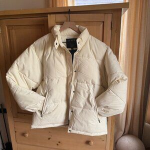 J. Crew Off-White Puffer Jacket for NEW